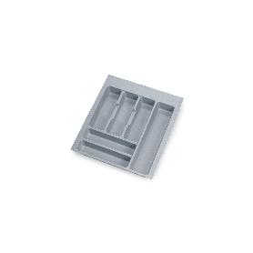  CUBERTERO OPTIMA PARA CAJÓN UNIVERSAL, MÓDULO 450MM, PLÁSTICO, GRIS