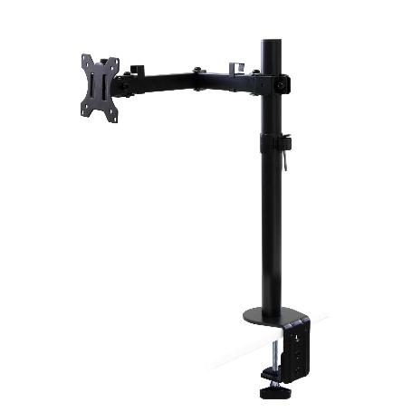  SOPORTES DE MONITOR PARA MESA INCLINABLES Y GIRATORIOS 360, SIMPLE, ACERO, PINTADO NEGRO