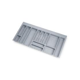 EMUCA CUBERTERO OPTIMA PARA CAJÓN UNIVERSAL, MÓDULO 1.000MM, PLÁSTICO, GRIS