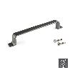 EMUCA LOTE DE 20 TIRADORES PARA MUEBLE KOBE, L164MM, INTEREJE 128MM, ZAMAK, TITANIO