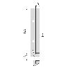 EMUCA CAJÓN EXTERIOR VERTEX 40KG DE ALTURA 178MM, PROFUNDIDAD 450MM, ACERO, GRIS ANTRACITA