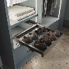 EMUCA CAJÓN ZAPATERO PARA ARMARIOS Y VESTIDORES QUARTZ, 640 (M80), ACERO, TITANIO