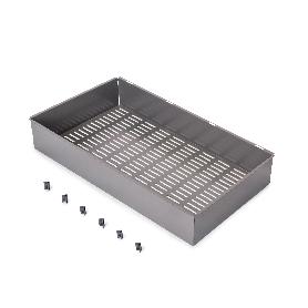 EMUCA CAJÓN METÁLICO PARA ARMARIOS Y VESTIDORES QUARTZ, 740 (M90), ACERO, TITANIO