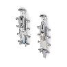 EMUCA KIT DE COLGADORES OCULTOS PARA MÓDULOS ALTOS LEVELUP 3 CON PLETINA, ACERO, CINCADO