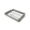 EMUCA KIT DE CAJÓN ZAPATERO Y BASTIDOR REGULABLE QUARTZ PARA ARMARIOS, GUÍAS DE CIERRE SUAVE Y EXTRACCIÓN TOTAL, MÓ