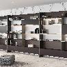 EMUCA PISTÓN PARA PUERTAS ELEVABLES THIN, DIÁMETRO 12MM, CON ENGANCHES, 80KG, ACERO Y PLÁSTICO, PINTADO NÍQUEL MATE