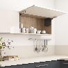 EMUCA COMPÁS ELEVABLE AGILE SMART, 480 - 1250, PLÁSTICO BLANCO, ACERO Y PLÁSTICO