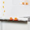 EMUCA LOTE DE 2 COPETES RECTANGULARES PARA COCINA MINILINE CON ACCESORIOS DE INSTALACIÓN, 2 BARRAS DE LONGITUD 2.35