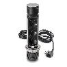 EMUCA MULTICONECTOR EXTRAÍBLE VERTIKAL PUSH 60, DIÁMETRO 60MM, 3 ENCHUFES TIPO SCHUKO, 1 USB TIPO A, 1 USB TIPO C, 
