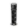 EMUCA MULTICONECTOR EXTRAÍBLE VERTIKAL PUSH 60, DIÁMETRO 60MM, 3 ENCHUFES TIPO SCHUKO, 1 USB TIPO A, 1 USB TIPO C, 