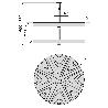 EMUCA JUEGO DE BANDEJAS CIRCULARES SHELVO PARA MUEBLE DE COCINA, PARA MÓDULO 800MM, PLÁSTICO Y ALUMINIO, GRIS