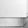 EMUCA LOTE DE 2 ZÓCALOS PARA COCINA PLASLINE CON ACCESORIOS DE UNIÓN, ALTURA 100MM, 2 BARRAS DE LOGNITUD 2.35M, PLÁ
