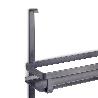 EMUCA ESTANTE PARA TARROS DE ESPECIAS TITANE, ACERO, GRIS ANTRACITA