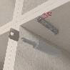EMUCA LOTE DE 10 CIERRES DE PUERTA PARA ATORNILLAR EN EL MUEBLE CON REGULACIÓN PUSH LITE, LONGITUD 80MM, MAGNÉTICO,